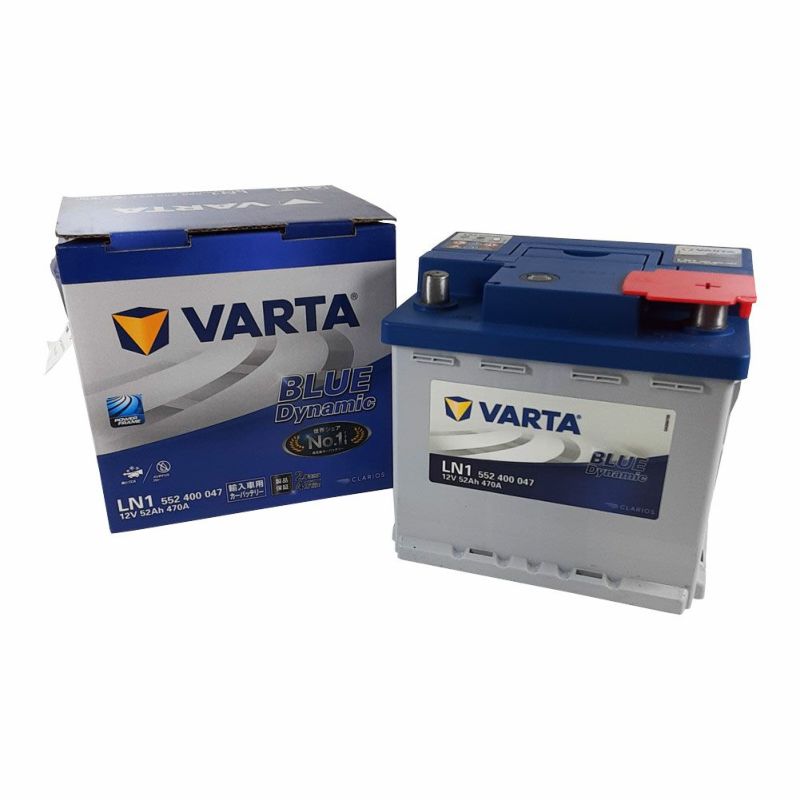 VARTA バッテリー 552400047 フォルクスワーゲン クロスポロ